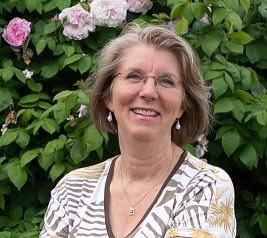 Smiling woman with glasses